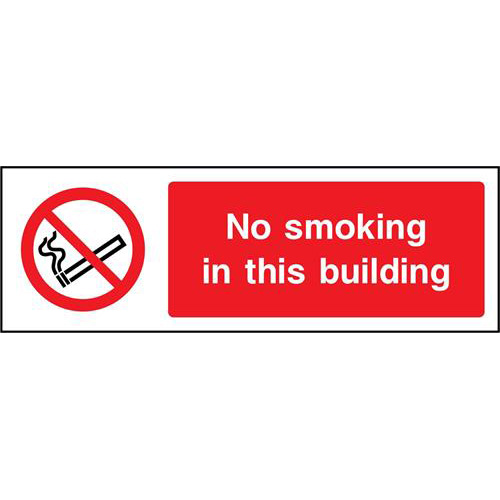 No smoking in this building 1 No smoking in this building