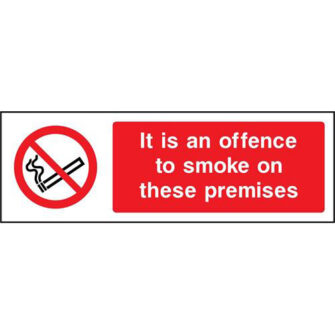 It is an offence to smoke on these premises
