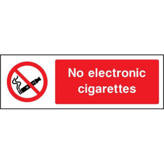 No electronic cigarettes