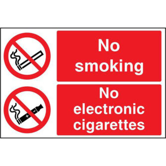 No smoking No electronic cigarettes