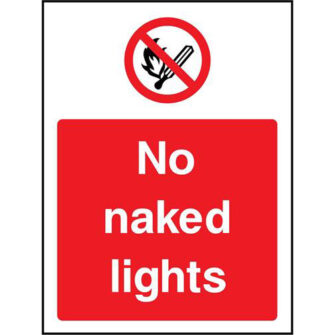 No naked lights
