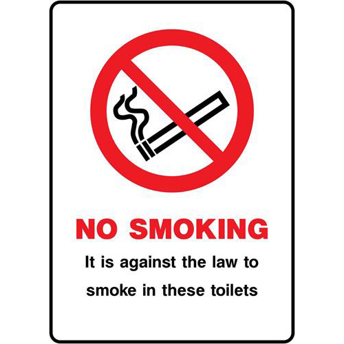 NO SMOKING It is againist the law to smoke in these tiolets 1 NO SMOKING It is againist the law to smoke in these tiolets
