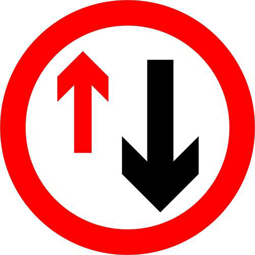 Prioity to oncoming traffic 1 Prioity to oncoming traffic