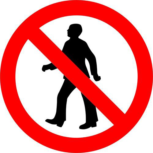 No Pedestrians 1 No Pedestrians