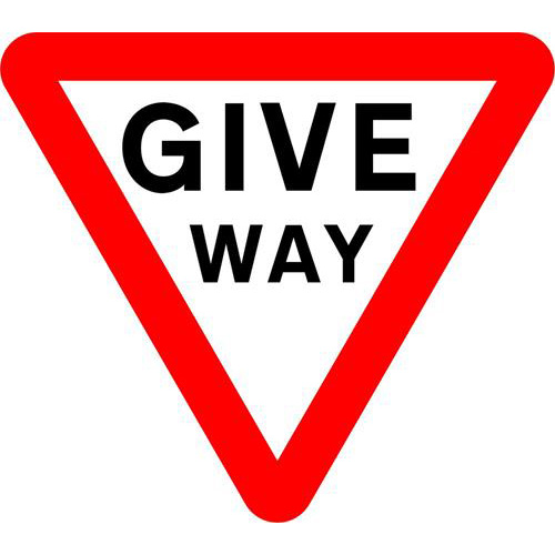 Give way 1 Give way