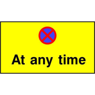 No Stopping At any time