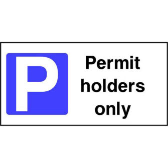 Permit holders only