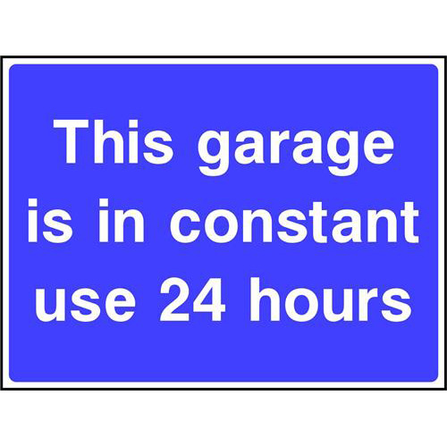 This garage is in constant use 24 hours 1 This garage is in constant use 24 hours