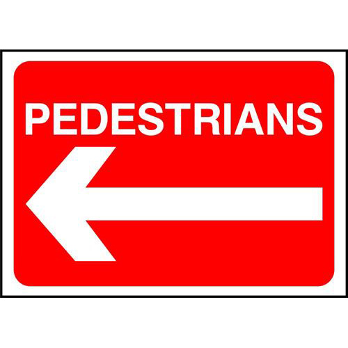 PEDESTRIANS (left arrow) 1 PEDESTRIANS (left arrow)