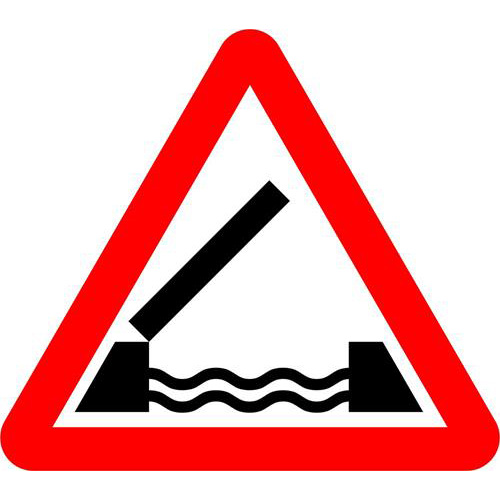 Openning or swing bridge ahead 1 Openning or swing bridge ahead