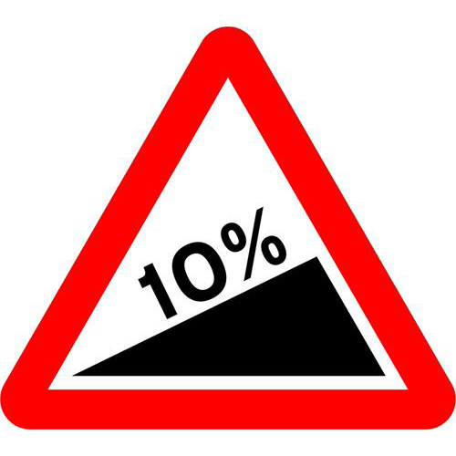 Steep Hill upwards (10%) 1 Steep Hill upwards (10%)