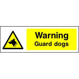 Warning Guard dogs