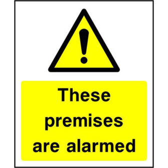 These premises are alarmed