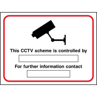 This CCTV scheme is controlled by For further information contact