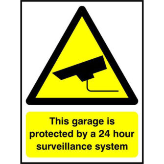 This garage is protected by a 24 hour surveillance system