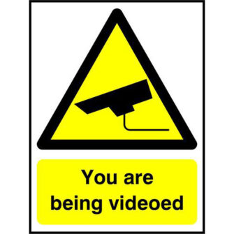 You are being videoed