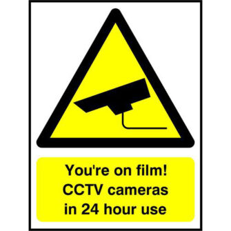 Your'e on film! CCTV cameras in 24 hour use