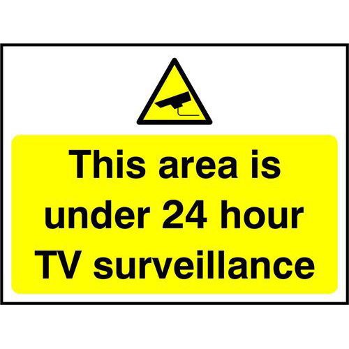 This area is under 24 hour TV surveillance 1 This area is under 24 hour TV surveillance