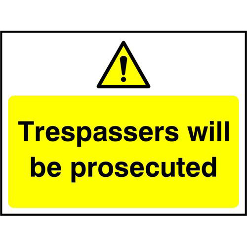 Trespassers will be prosecuted 1 Trespassers will be prosecuted