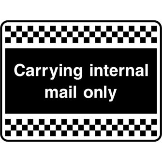 Carrying internal mail only
