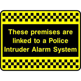 These premises are linked to a Police Intruder Alarm system