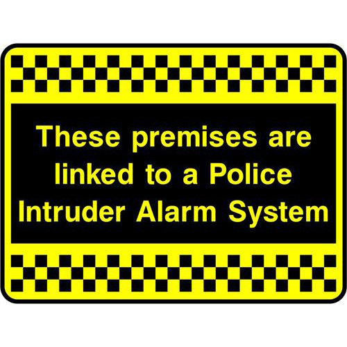 These premises are linked to a Police Intruder Alarm system 1 These premises are linked to a Police Intruder Alarm system
