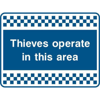 Theives operate in this area