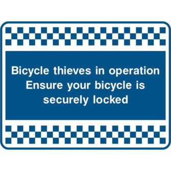 Bicycle thieves in operation