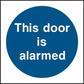 This door is alarmed