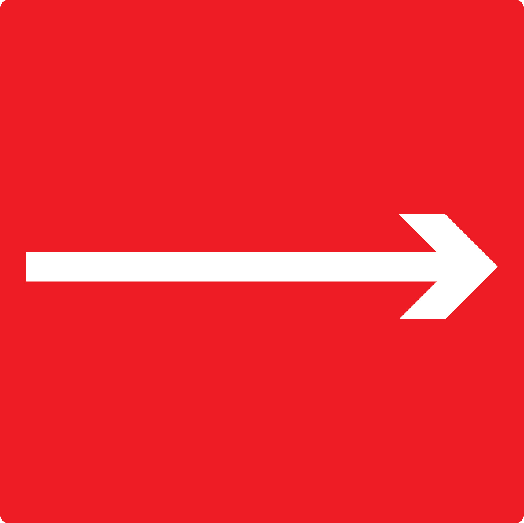 Arrow Right White