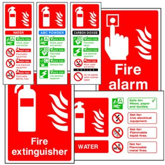 Fire Equipment Signs