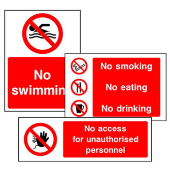 Prohibition Signs