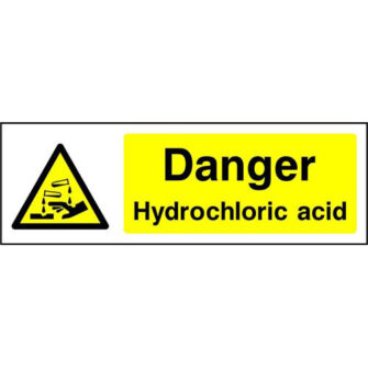Danger Hydrochloric acid