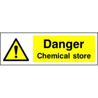 Danger Chemical store