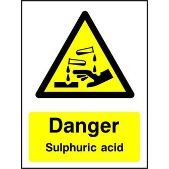 Danger Sulphuric acid