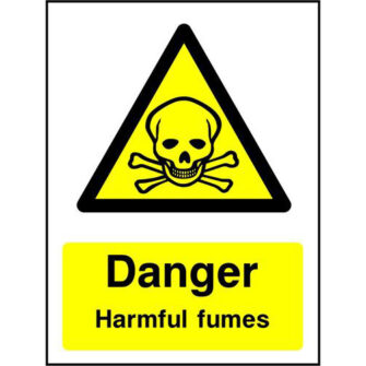Danger Harmful fumes