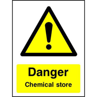 Danger Chemical store