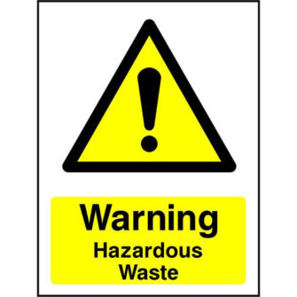 Warning Hazardous Waste