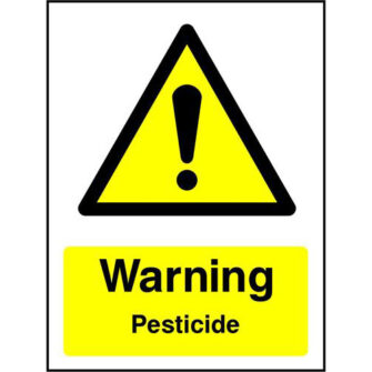 Warning Pesticide