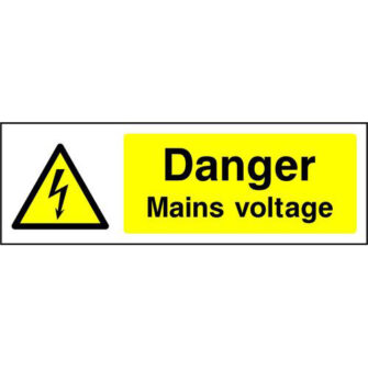 Danger Mains voltage