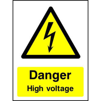 Danger High voltage