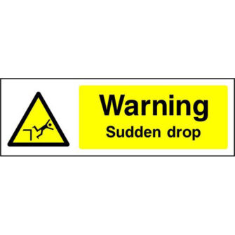 Warning Sudden drop