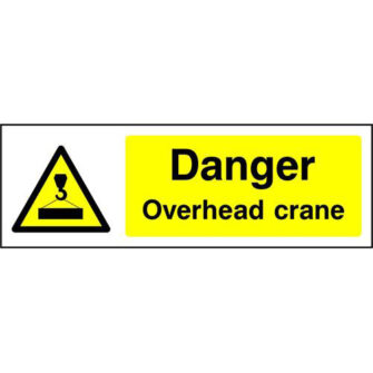 Danger Overhead Crane