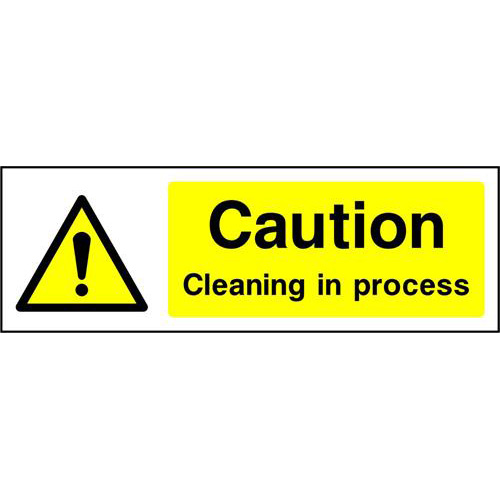 Caution Cleaning in process 1 Caution Cleaning in process