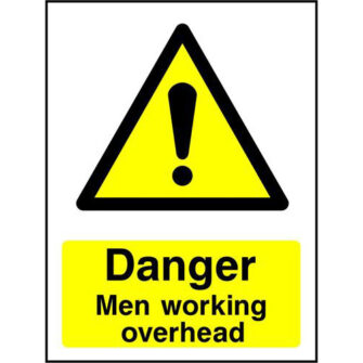 Danger Men working overhead