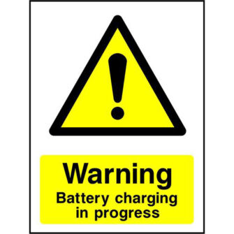 Warning Battery charging in progress