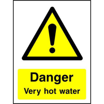 Danger Very hot water
