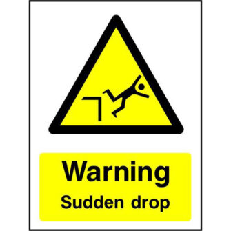 Warning Sudden drop