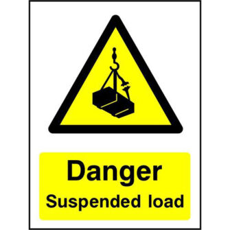 Danger Suspended load