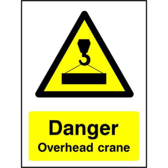Danger Overhead Crane